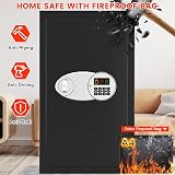 Mejasg 85L Extra Large Fireproof Safe, LCD Keypad & Removable Shelves view 4
