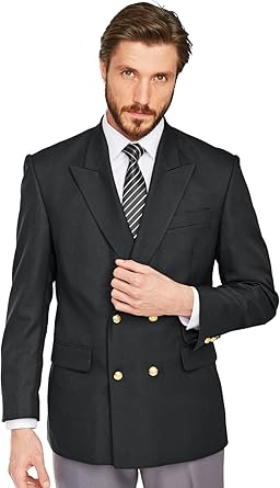 double breasted blazer men