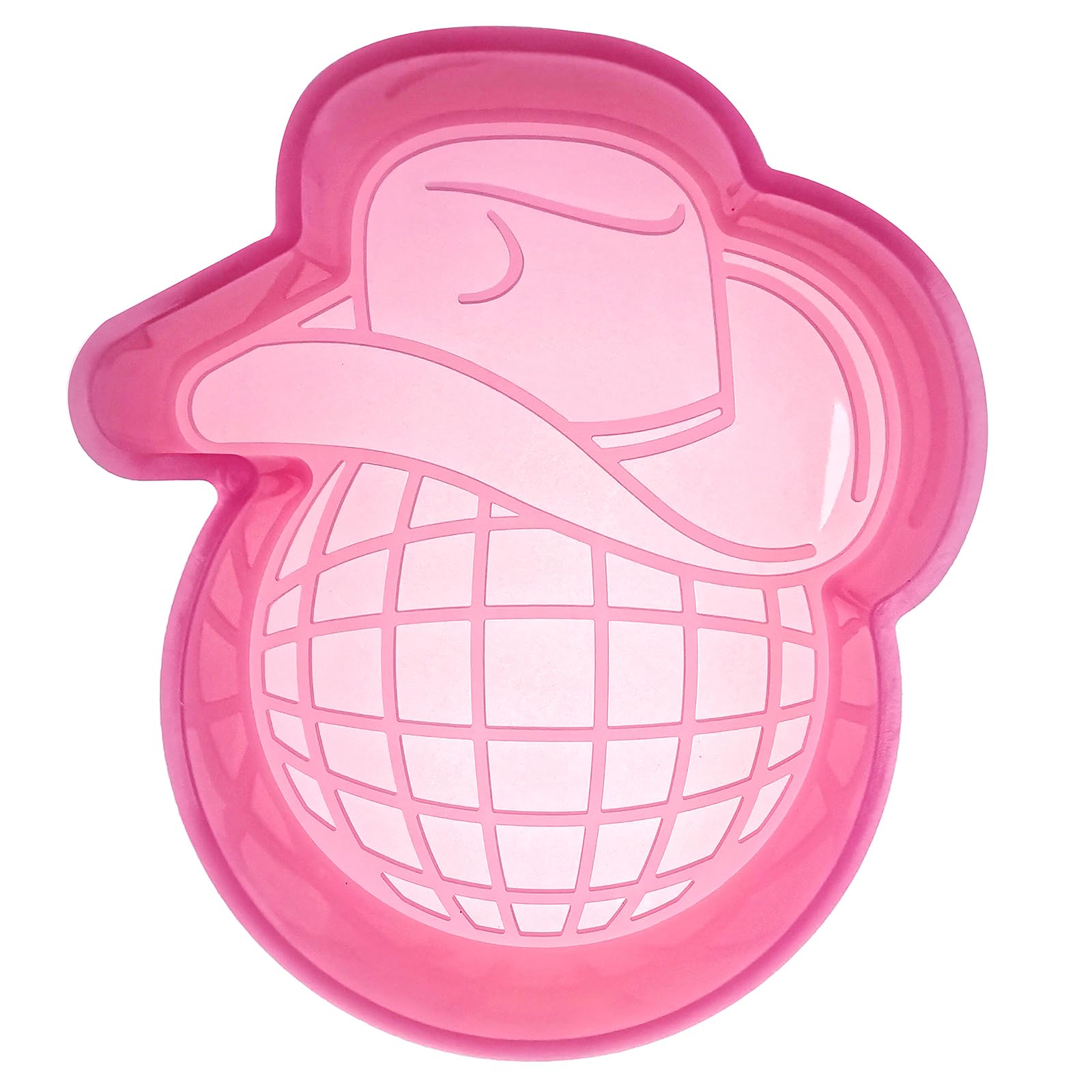 Photo 1 of (300 Design Optional) MUBYOK M343 Cowboy Disco Silicone Freshie Mold for Baking Aroma Beads Car Freshie Supplies