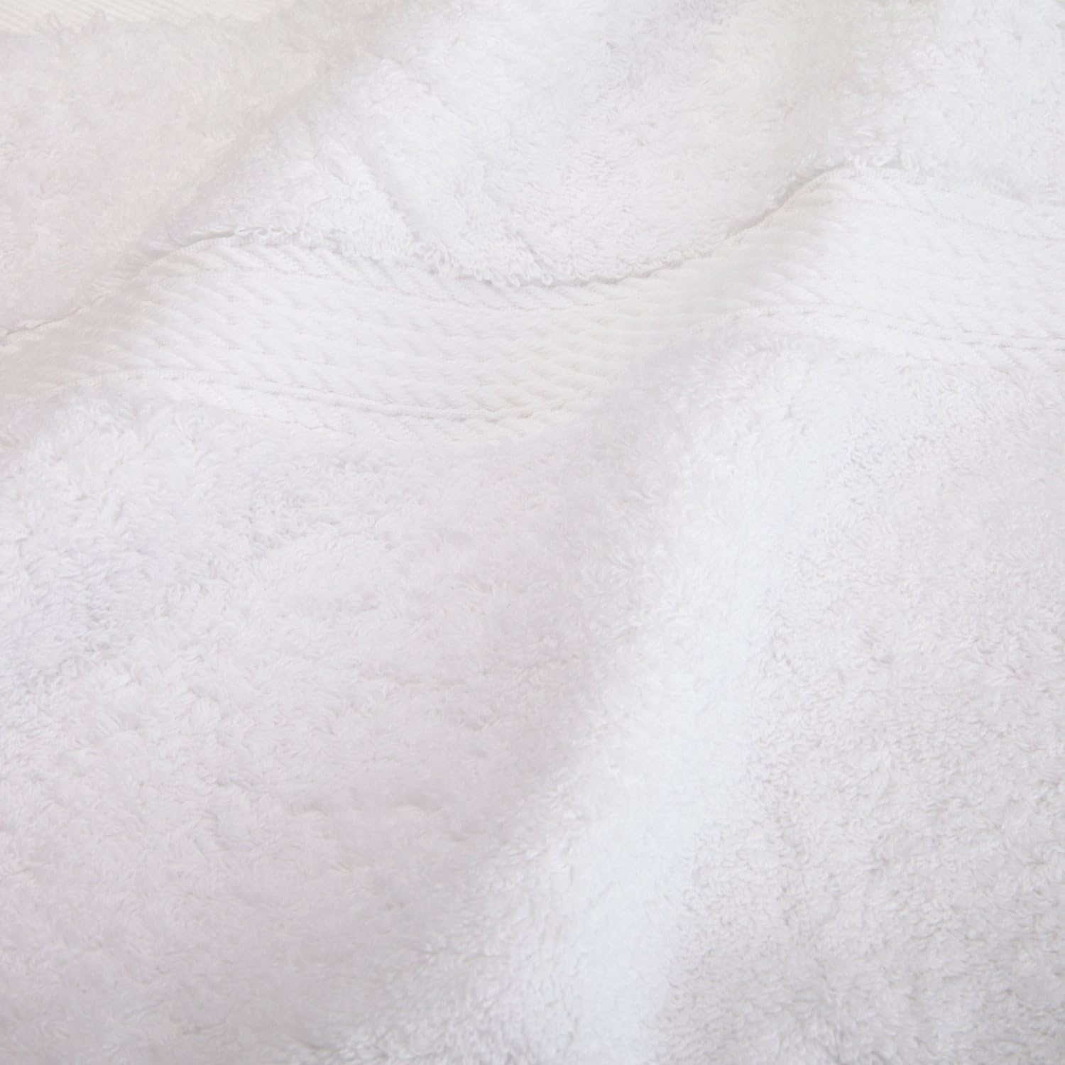 SUPERIOR Egyptian Cotton Solid Towel Set, 2PC Bath, White, 2 Count: Home & Kitchen
