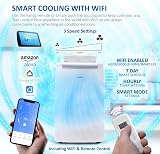 ALL AIR 12000 BTU Portable Air Conditioner Dehumidifier WiFi Timer 17-35C view 4