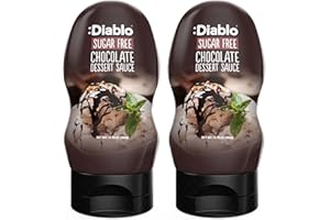 Diablo Chocolate Dessert Sauce | Sugar Free | Gluten Free | Diabetic Friendly | Hamper Available - Perfect for Gifting | 360g