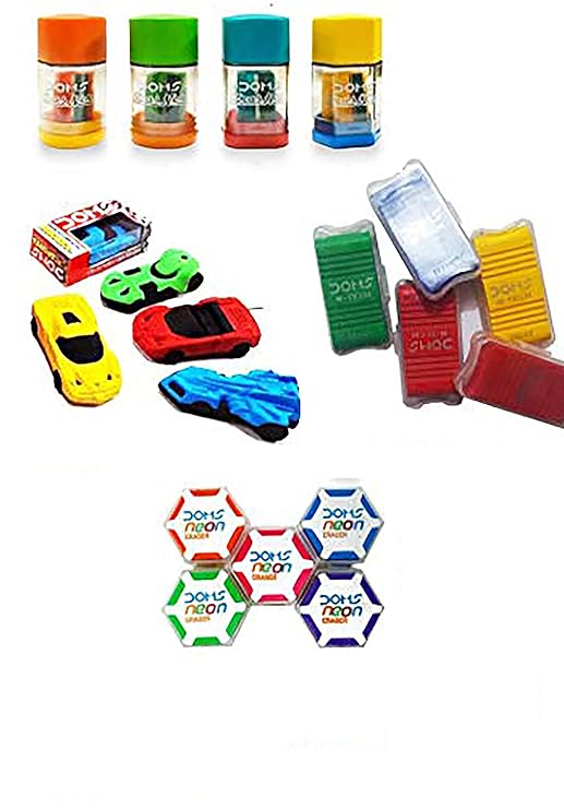 Doms Stylist Erasers Combo of 25 Erasers Doms Sports Cars Erasers (5