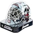 Franklin Sports NHL Team Logo Mini Hockey Goalie Mask with Case - Collectible Goalie Mask with Official NHL Logos and Colors
