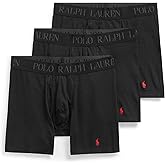 Polo Ralph Lauren Underwear Men's 4D Flex Cotton Modal Boxer Briefs 3 Pack
