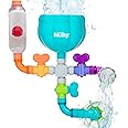 Nuby Wacky Waterworks Pipes Bath Toy with Interactive Features for Cognitive Development
