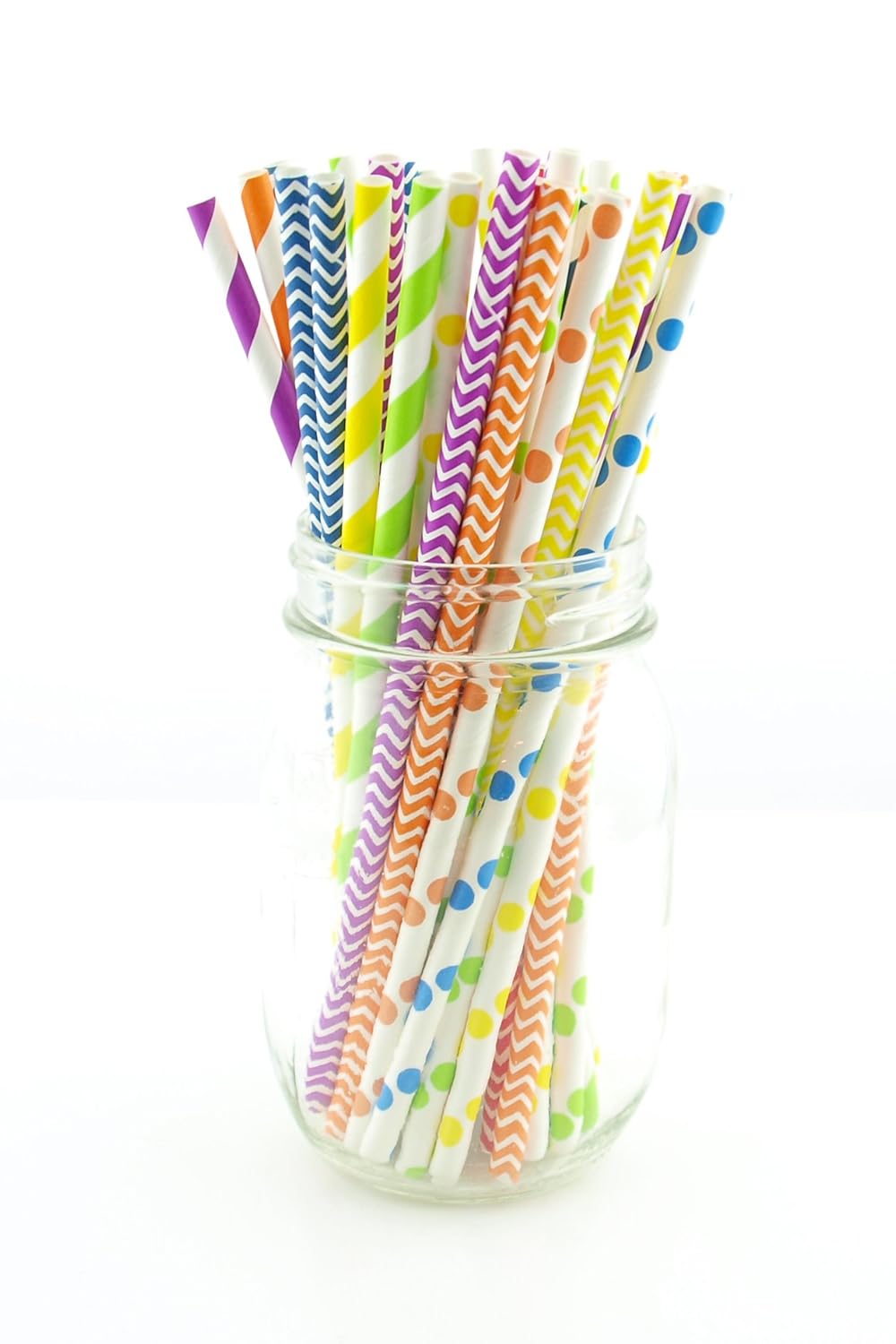 Amazon Com Rainbow Party Straws Wedding Candy Buffet Straws Fancy Drinking Straws Kids Party Paper Straws 75 Pack Rainbow Color Multi Design Straws Grocery Gourmet Food