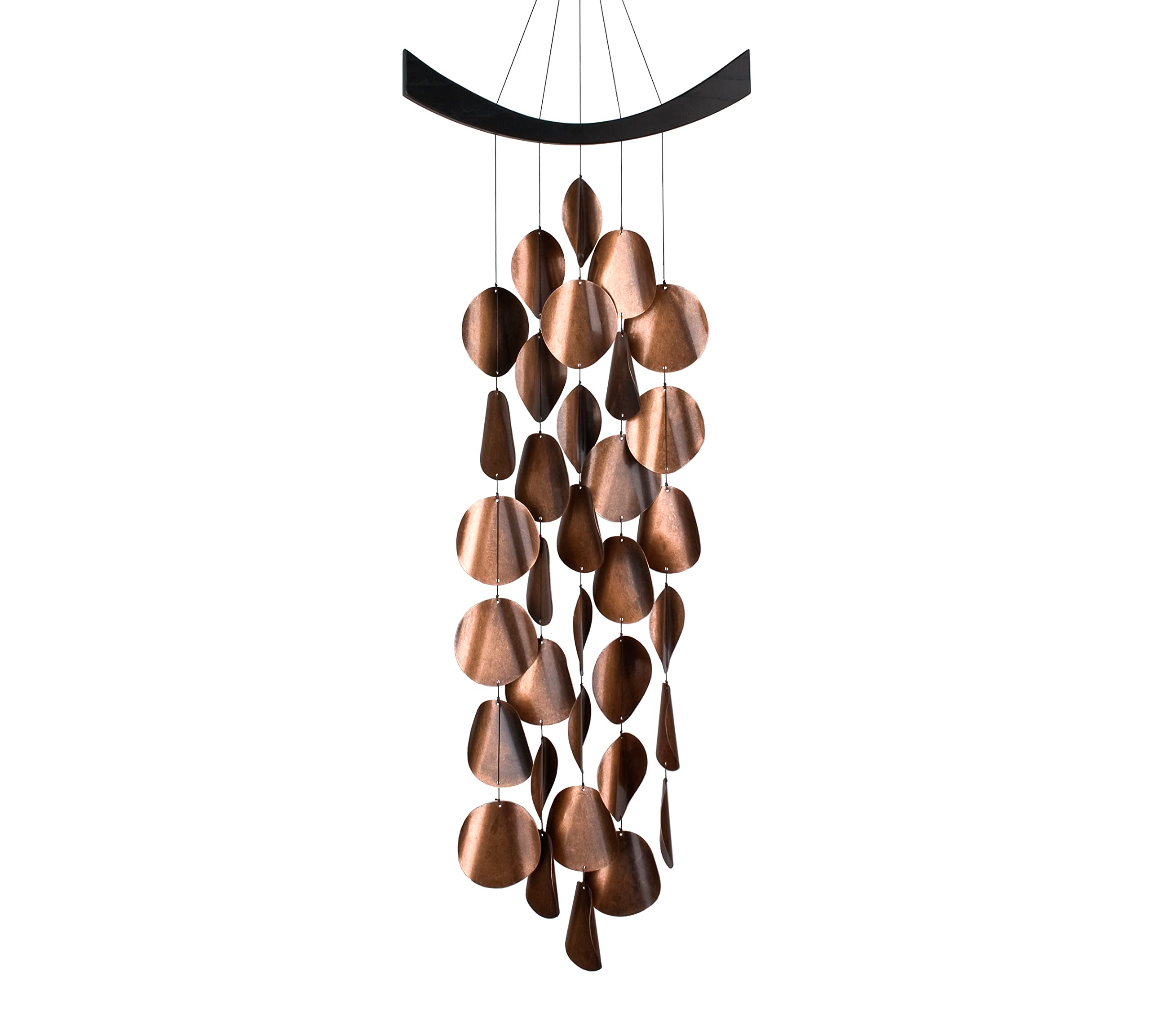 Woodstock Chimes MW The ORIGINAL Guaranteed Musically Tuned Chime, Moonlight Waves-Copper, 34 in