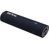 Koral 3350 Portable Charger - 3350mAh Lipstick Size Power Bank (External Battery)  for Iphone 6, 7, 8, X , Samsung Galaxy, & all Android - Gray