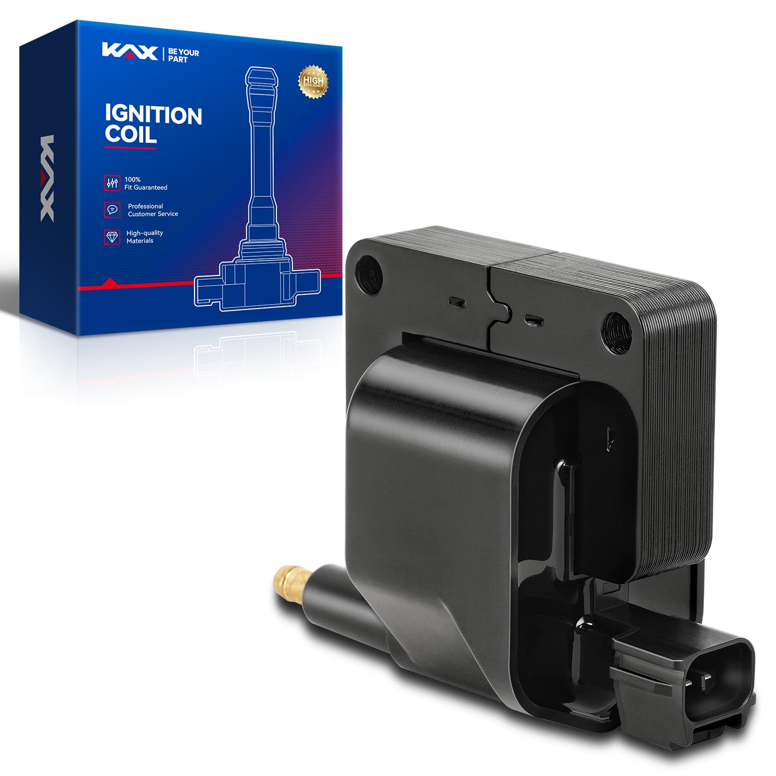 Photo 1 of KAX UF198 Ignition Coil 1 Packs Fit for Ram 1500,Dakota,Wrangler,Cherokee,Durango,Ram 2500,Grand Cherokee,Ram 1500 Van,Ram 3500 Van,Ram 2500 Van,Ram 3500,B1500,B3500,B2500
