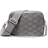 Michael Kors Womens Bryant Medium Double Zip Chain Camera Crossbody Bag