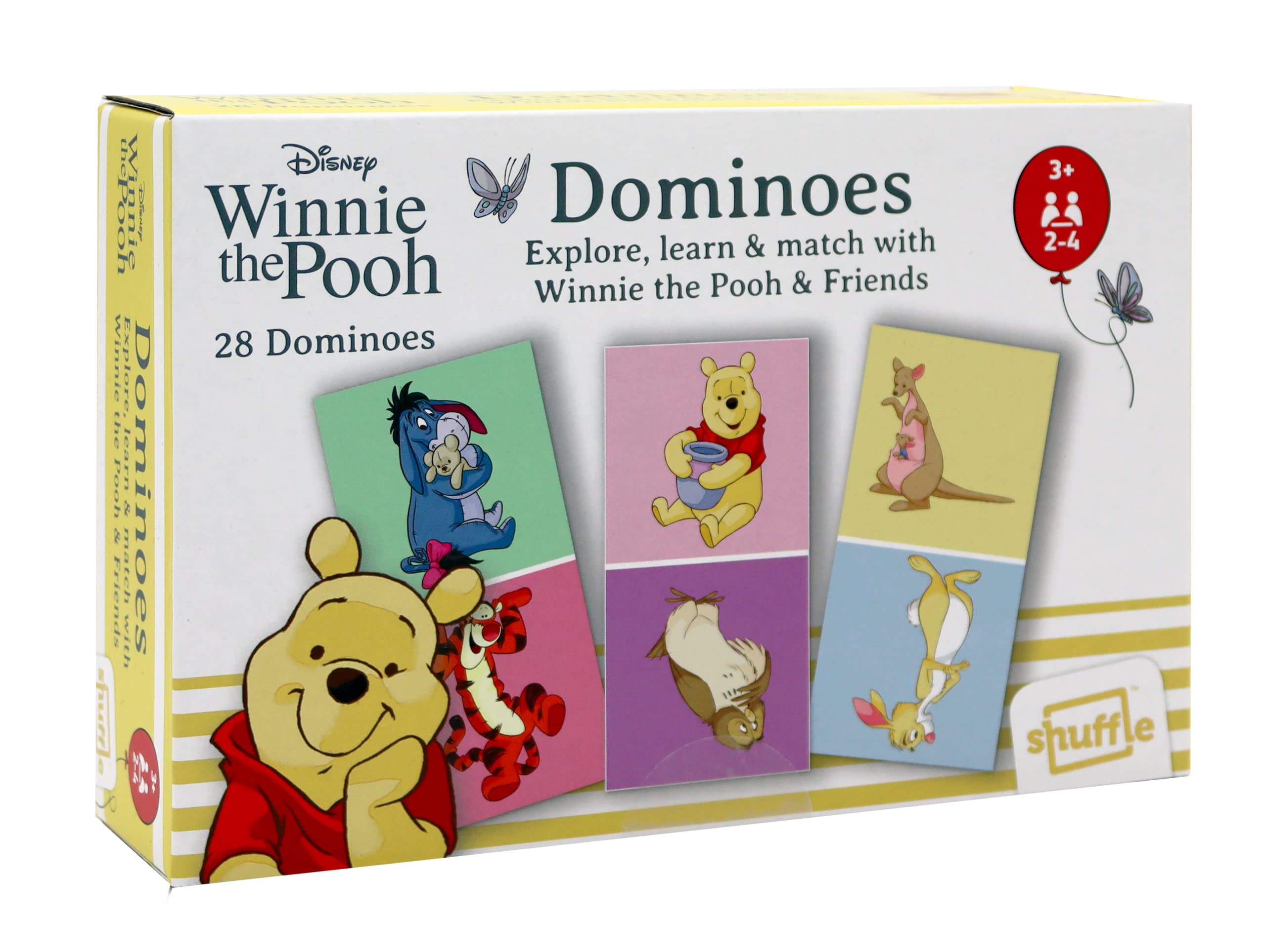 Shuffle Winnie the Pooh Dominoes! Explore, Learn & Match, Plastic Free, Suitable for Ages 3+ โ image 1