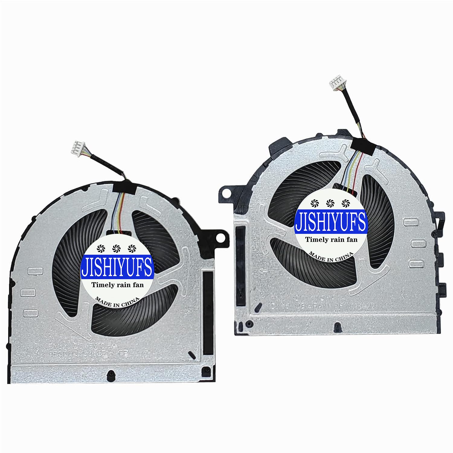 JISHIYUFS Replacement CPU+GPU Cooling Fan for Lenovo IdeaPad Gaming 3-15ACH6 3-15IHU6 82K2 BAPB0809R5HHY002 BAPB0809R5HY001 FNLY DFS5K12B159A1H FNLX DFS5M32500 63B1H DV5V