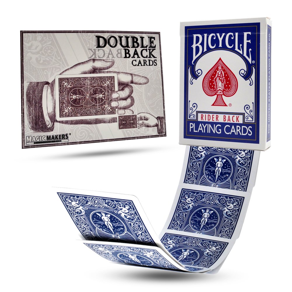 Magic Makers Bicycle Blue Double Back Card Deck
