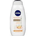 NIVEA Refreshing White Peach and Body Wash with Nourishing Serum Bottle, jasmine, 20 Fl Oz