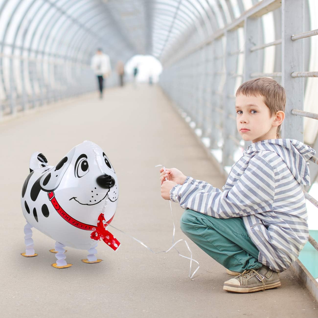 Kesote 12Pcs Walking Animal Balloons,Aluminium Foil Helium Balloons - Image 5