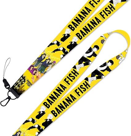 Saicowordist Banana Fish Lanyard cuello o mano cordón cordón ...