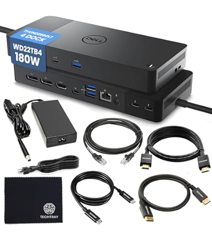 Amazon.com: Dell WD22TB4 Thunderbolt 4 Dock 2 Thunderbolt 4 Ports