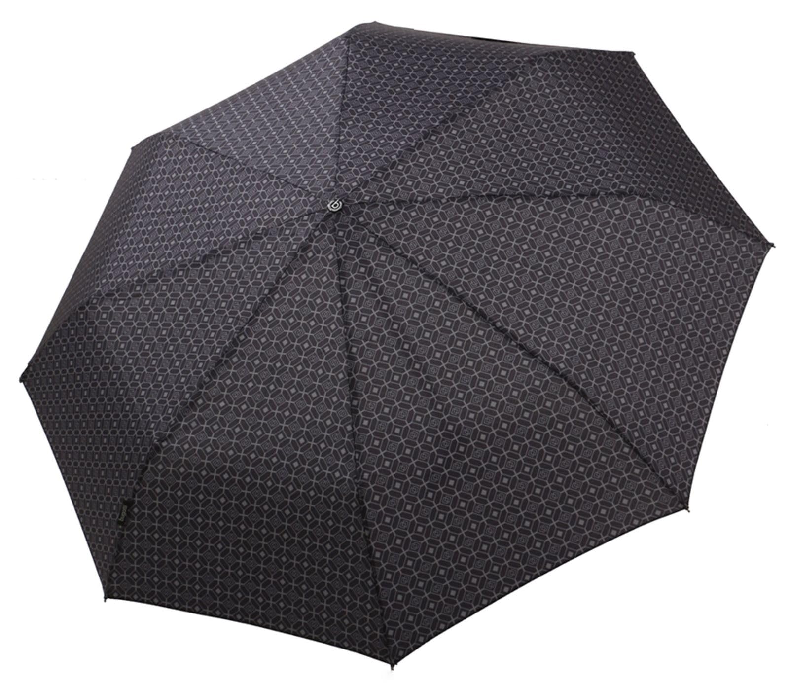 BUGATTI Gran Turismo Carbon Pocket Umbrella – Sporty High-Tech Umbrella – Automatic Open/Close – For Best Protection – Black