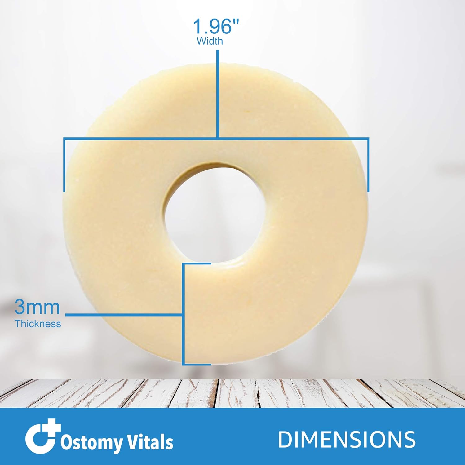 OstomyVitals | Ostomy Barrier Rings | Stoma Rings | Pack of 10: Health & Personal Care