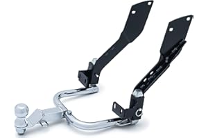 Kuryakyn 7657 Black & Chrome Motorcycle Touring Accessorie