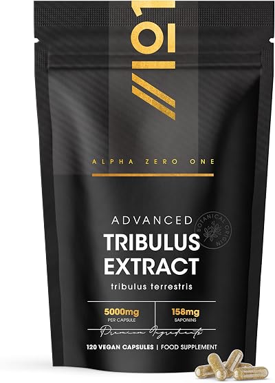 Alpha01 Tribulus Terrestris Extract 5000mg 185mg Saponins 120 Caps