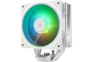 Thermalright Assassin Spirit 120 EVO White ARGB CPU Cooler, 120mm PWM Quiet ARGB Fan CPU Air Cooler, AGHP 4th Technology, Sup