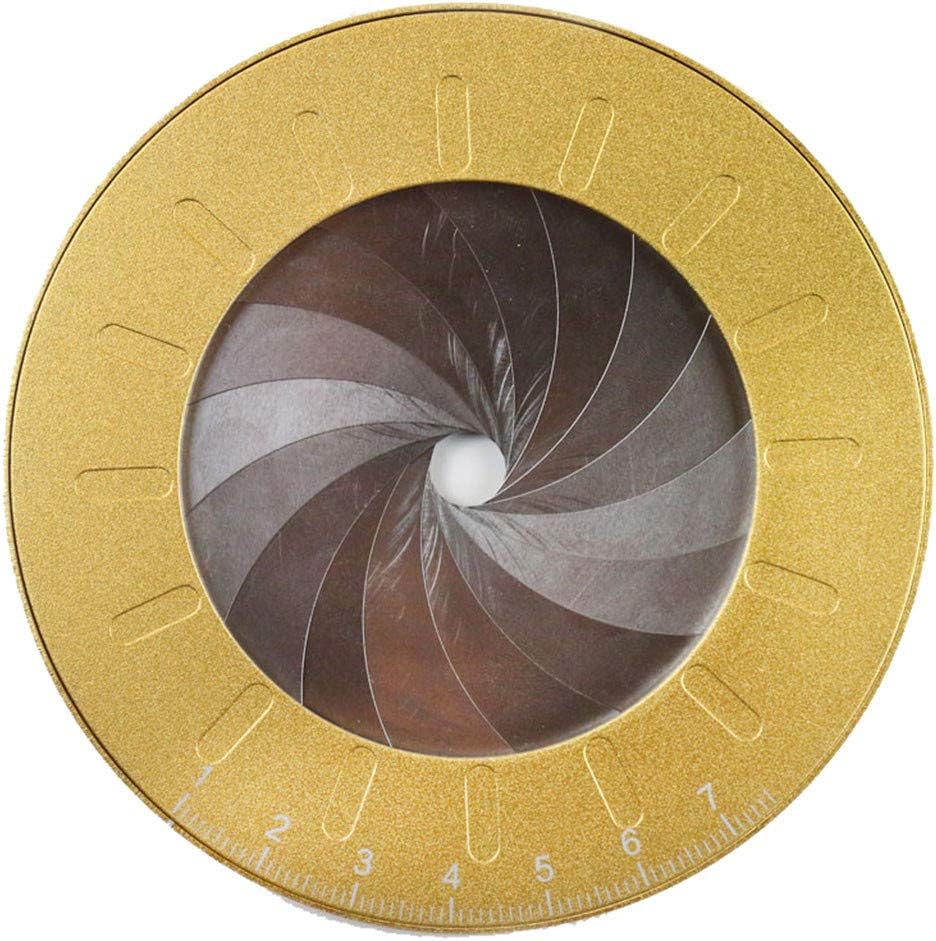 Ruxuan88 Circle Template Round Circle Drawing Tool Adjustable Measurement Stainless Steel Aluminum Alloy Creative Drafting Drawing Ruler Metal Aluminum