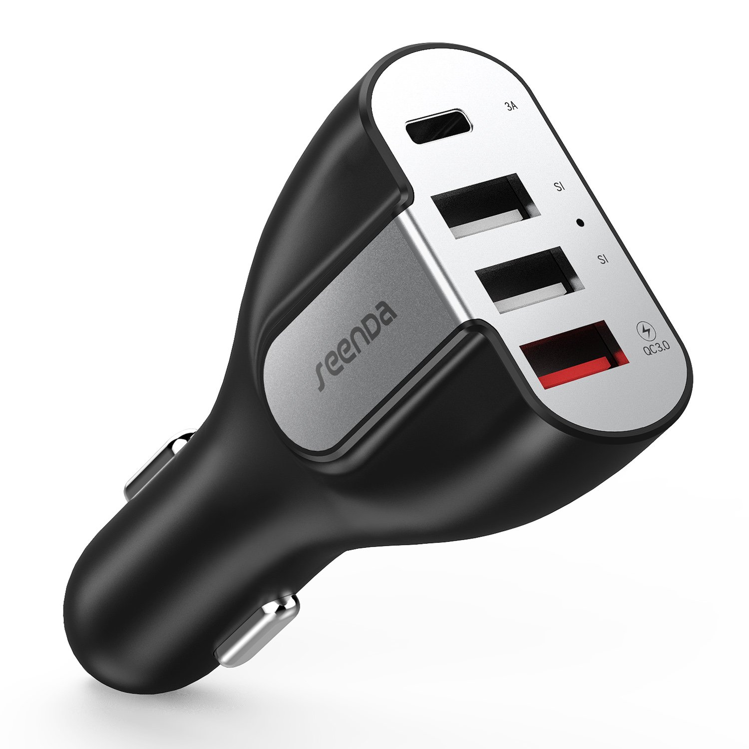 Car Charger, Multi Ports Quick Charge Car USB Charger with Type C Port