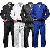 Gold BJJ Foundation Gi - Pearl Weave Jiu Jitsu Gi for Men and Women - IBJJF Competition Legal BJJ Gi