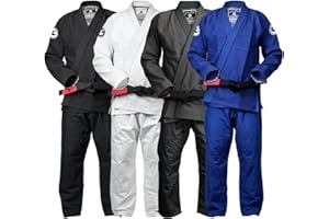 Gold BJJ Foundation Gi - Pearl Weave Jiu Jitsu Gi for Men and Women - IBJJF Competition Legal BJJ Gi
