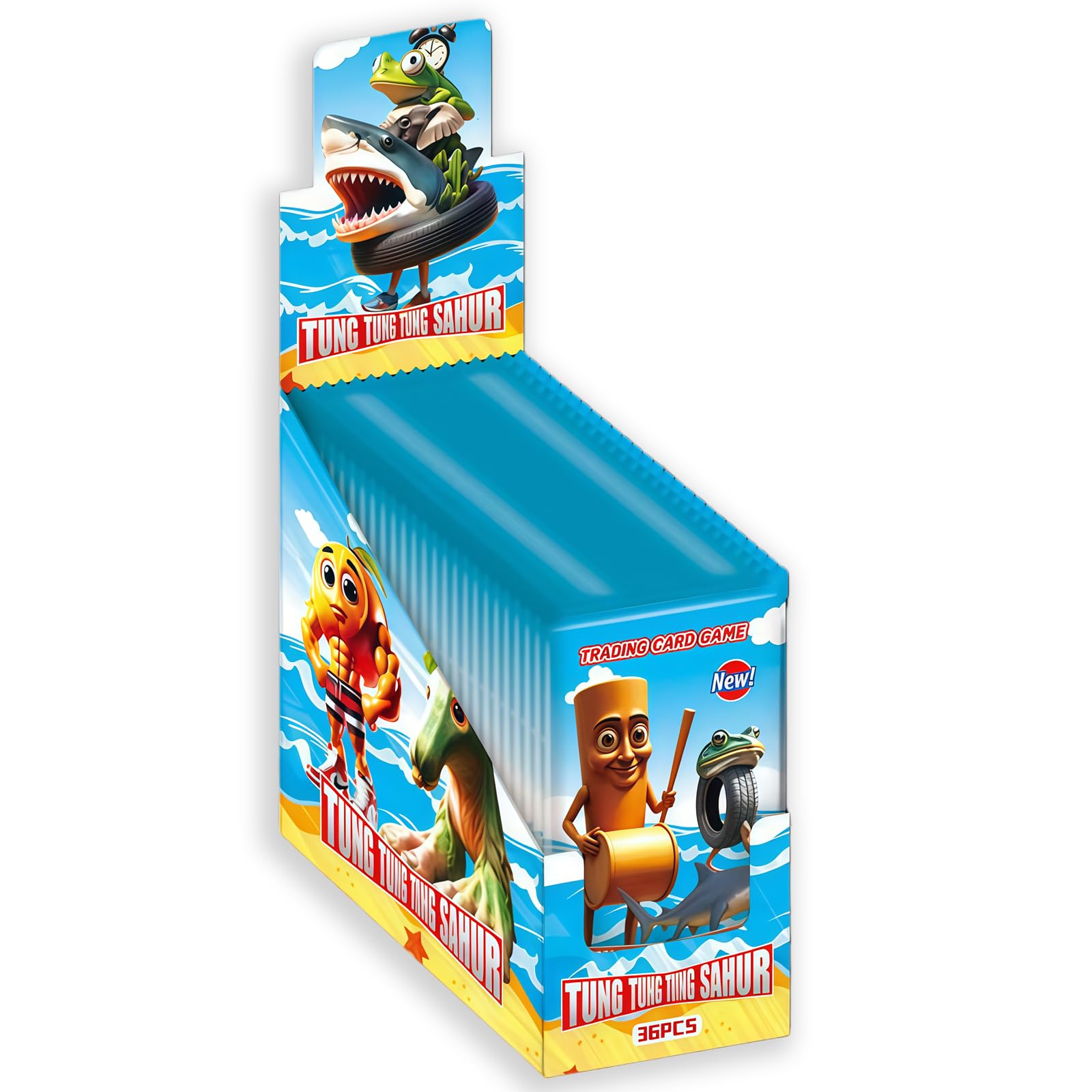 Maslasee Skifidol Italian Brainrot Trading Cards - 36 Pack Collectible Cards Set with Holographic Foils, Premium Trading Card Pack for Kids & Collectors