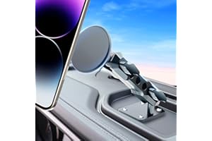 ZKJAYOE for Jeep 2024 2025 Wrangler JL JLU JT 4XE Phone Mount - Dashboard Phone Holder for Jeep Wrangler Gladiator 2/4 Door Accessories, with The Strongest Magnet (NOT for 1945-2023 JL JT)