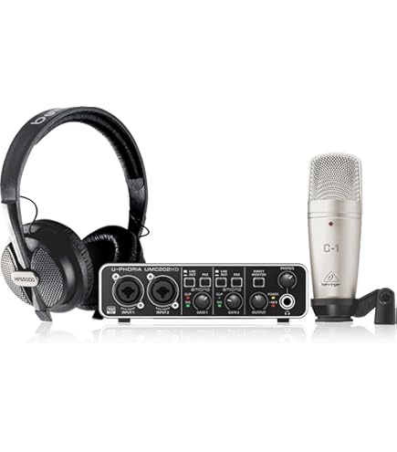 Behringer U-PHORIA STUDIO Complete Recording/Podcasting Bundle
