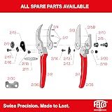 FELCO 2 Pruning Secateurs 25 mm Cutting Diameter 215 mm Length Red view 6