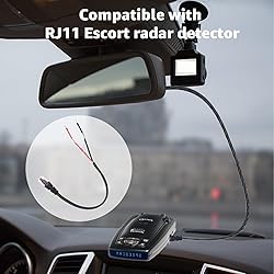 Sousery 1PC RJ11 Replacement Mirror Wire Power Cord