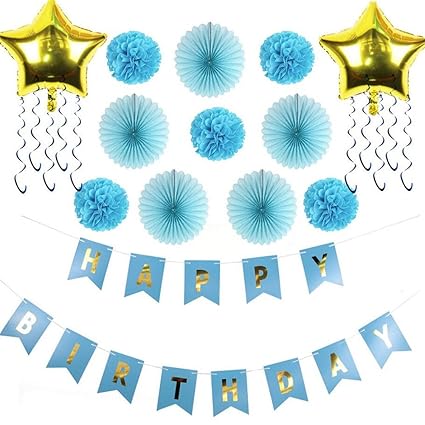 Amazoncom Valink 14pcsset Party Decoration Set Happy
