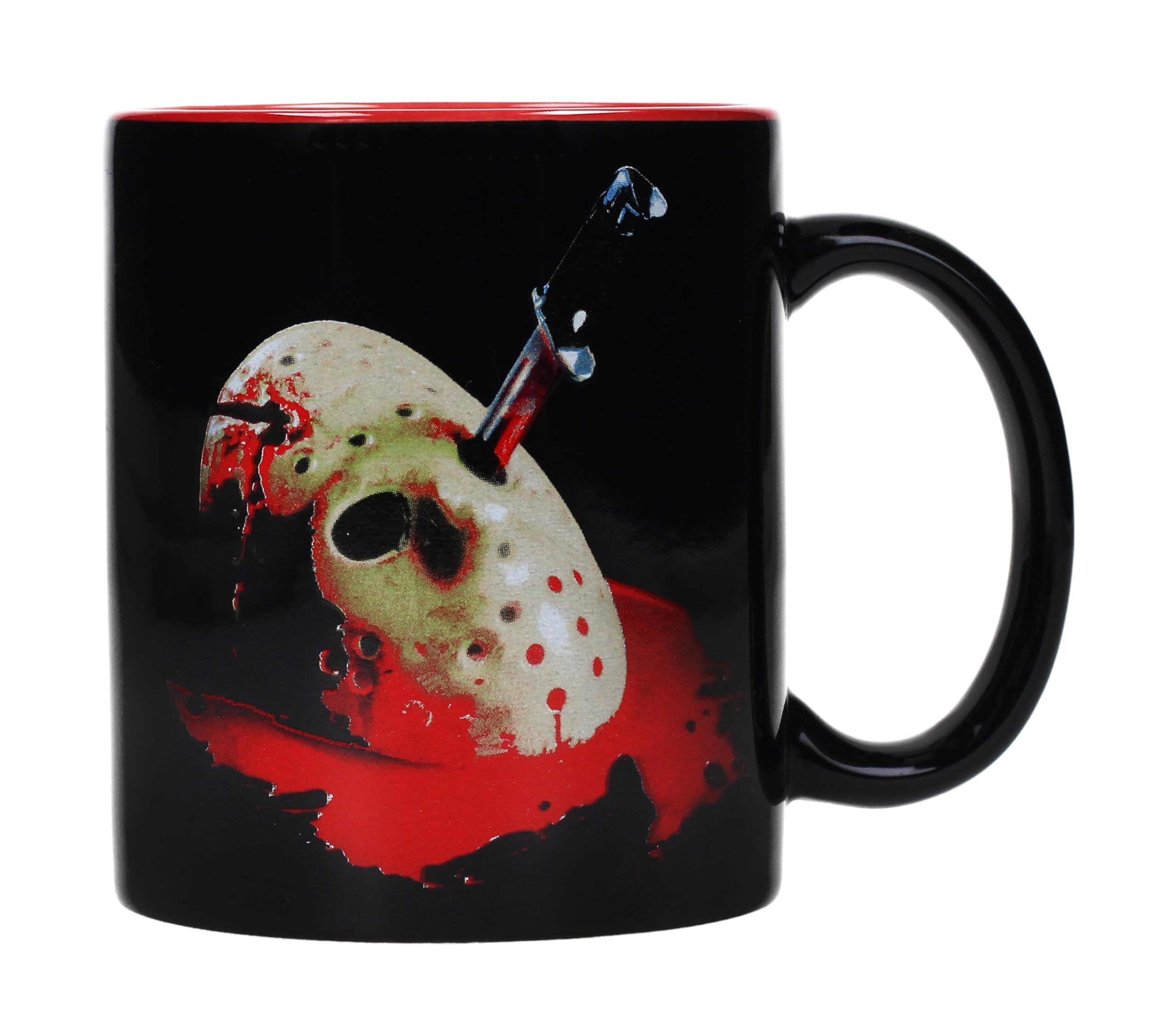DIRAC Jason's Mask Poster Ceramic Mug Friday The 13Th Official Merchandising Breakfast Mugs, Does Not Apply
