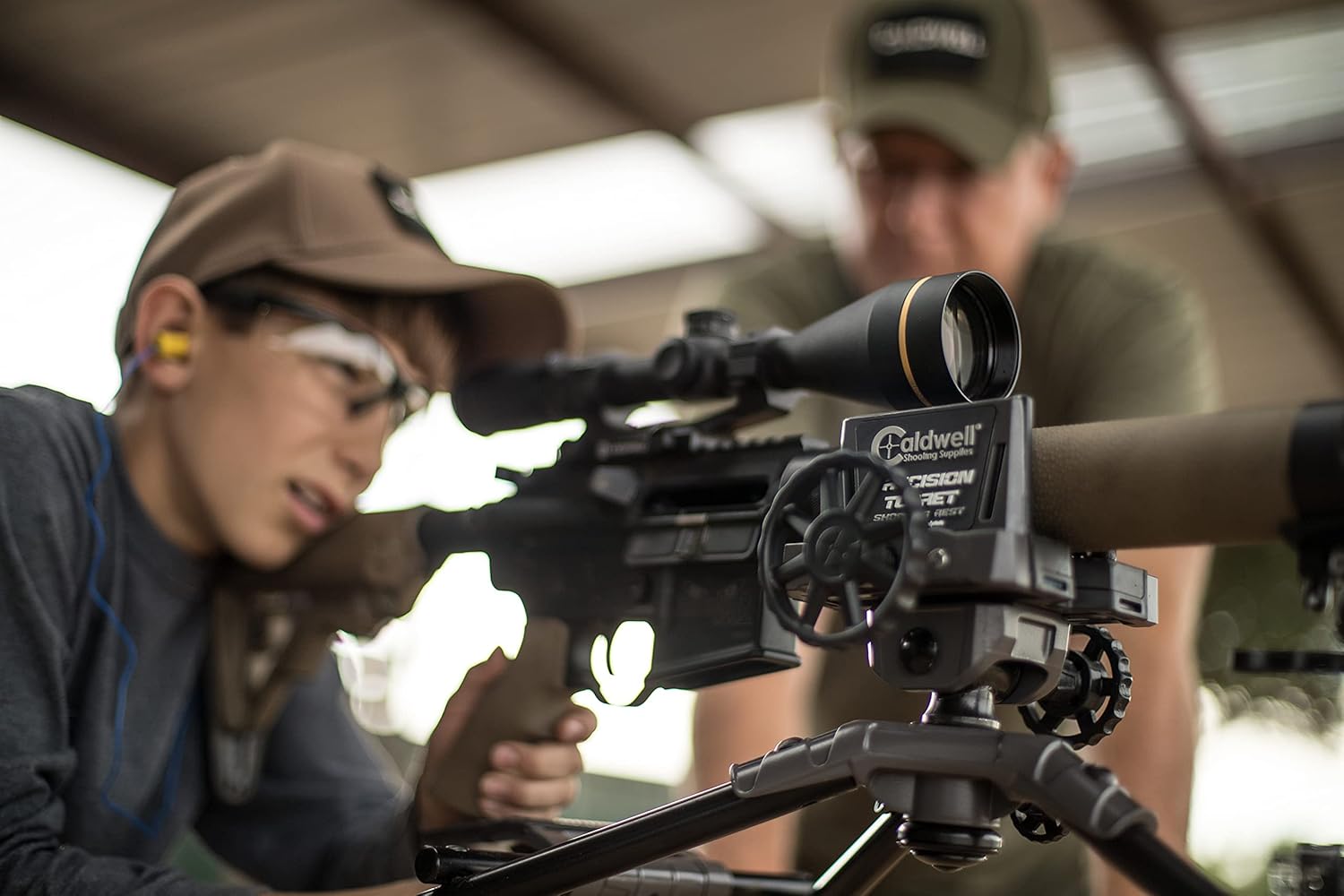Caldwell Precision Turret Adjustable Ambidextrous Swivel and Tilt Detachable Magazine Rifle Shooting Rest with Pistol Grip Attachment for Outdoor Range : Sports & Outdoors