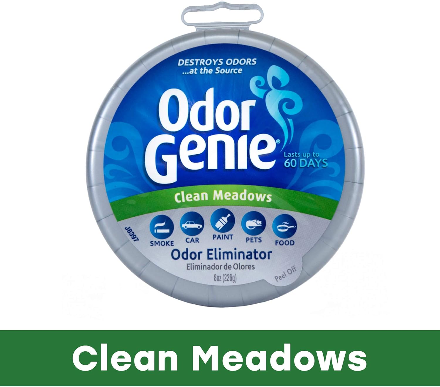 Odor Genie - Odor Eliminator with Clean Meadows Fragrance - 8 oz.: Home & Kitchen