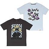 Shaq Boys’ T-Shirt 2-Pack - Soft Breathable Short Sleeve Crewneck T-Shirts, Comfortable Everyday Graphic Tees for Kids