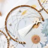 LOMOHOO Dream Catcher Set of 5 Boho Macrame Wall Hangings - Moon & Sun view 3