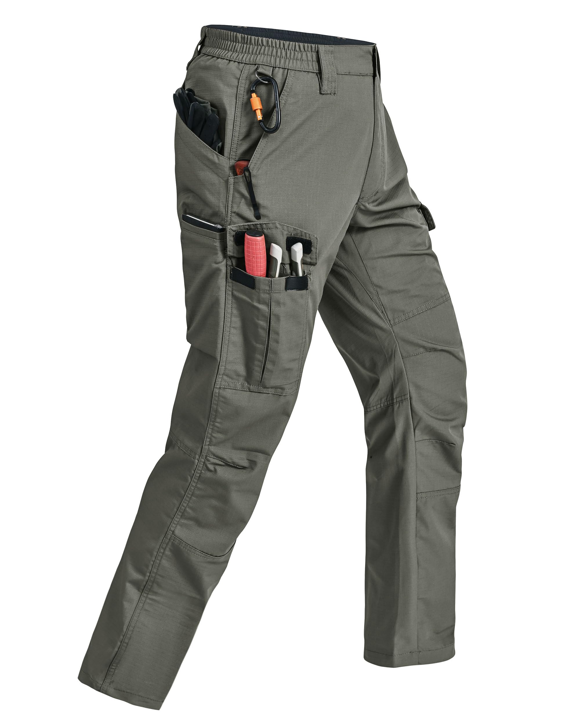 Rapoo Work Pants for Men Cargo Hiking Tactical Army
