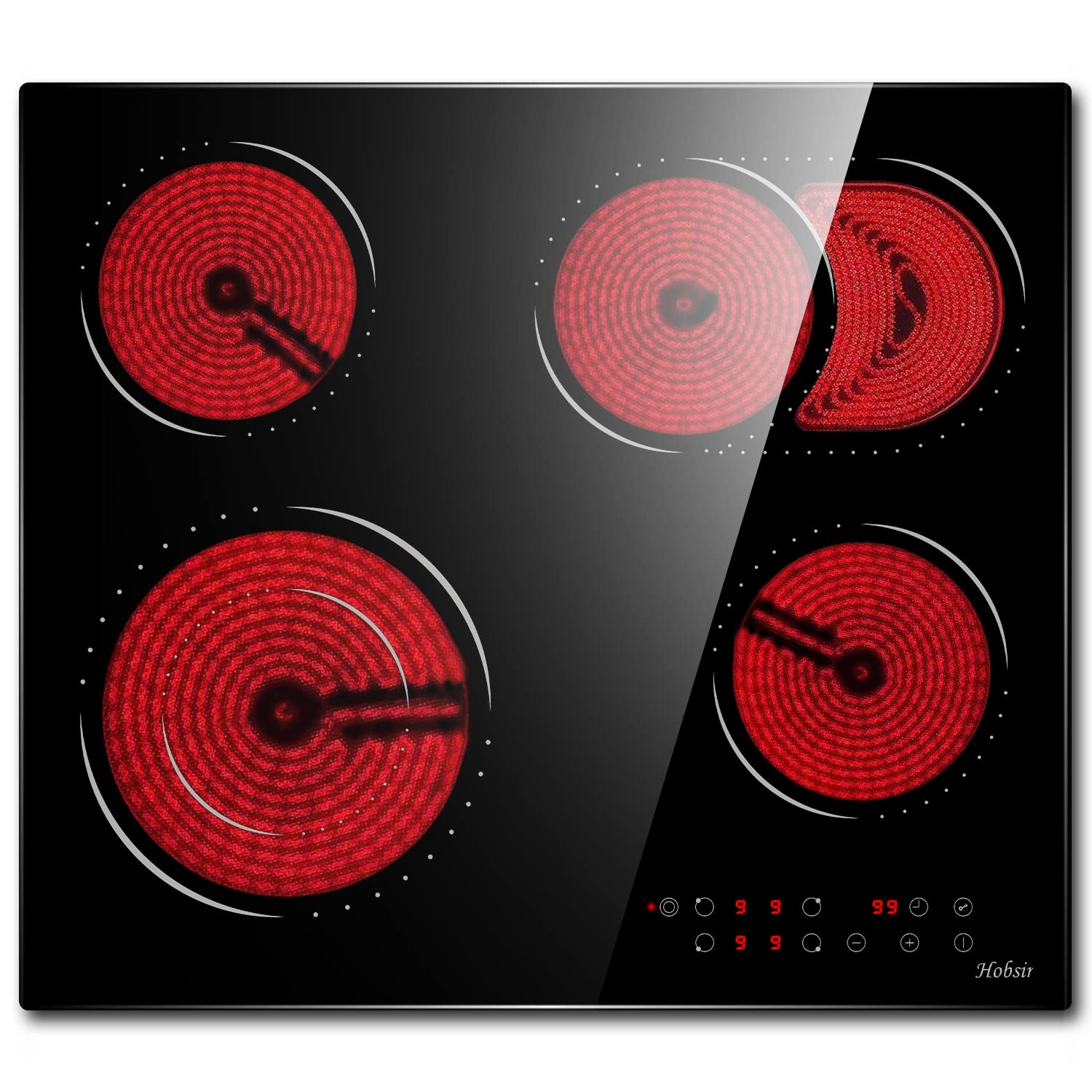 Hobsir-Placa-vitroceramica-4-fuegos-Placa-Electrica-de-Ceramica-de-6600W-Placa-electrica-empotrado-Ajuste-flexible-de