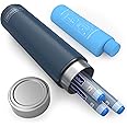 DISONCARE Odyssey 60H 3 Insulin Pens Cooler Travel Case Medication Cooler for Travel TSA Approved Diabetic Insulina EpiPen Carry Case Medicine Travel Cooler Bag Ice Pack with Medical Tag(Navy Blue)