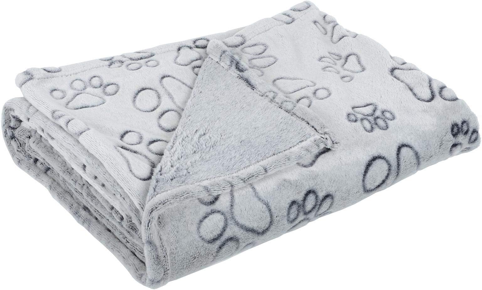Hodge and Hodge Super Soft Paw Print Pet Blanket Fleece Throw Cat Dog 120x160cm