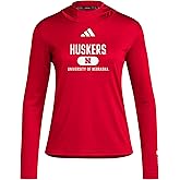 adidas womens D4t University of Nebraska Lightweight Hoodie