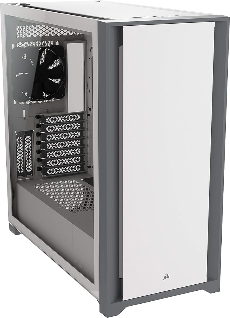Corsair 5000D Tempered Glass Mid-Tower Case White Solid Front Panel