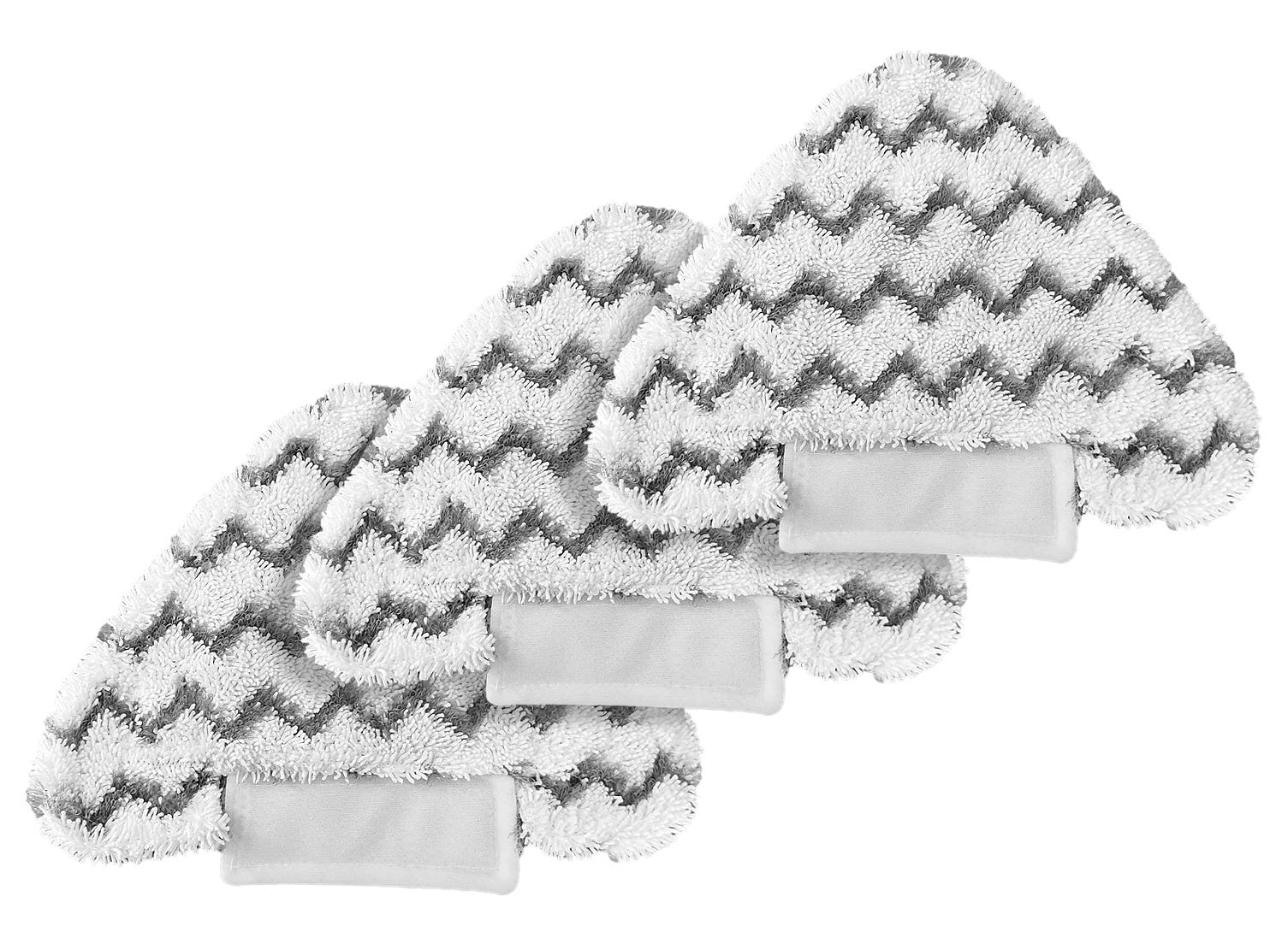 Fushing 3Pcs Washable Microfiber Steam Mop Pads Cleaning Pads Replacement Pads for Shark Lift-Away Genius Steam Mop S3973D S5003D S6001 S6002 S6003 3973WM S5001 S5002