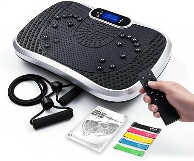 WeightWorld Vibration Plate Exercise Machine with Bluetooth Speaker 5 Programs